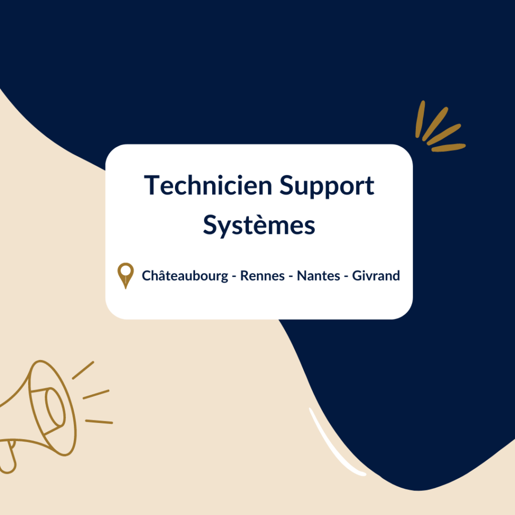 Technicien support systèmes